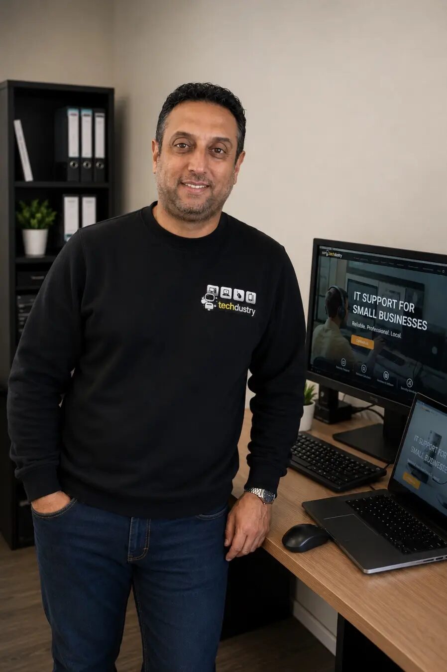 Qas, the Woodley-based IT professional behind Techdustry